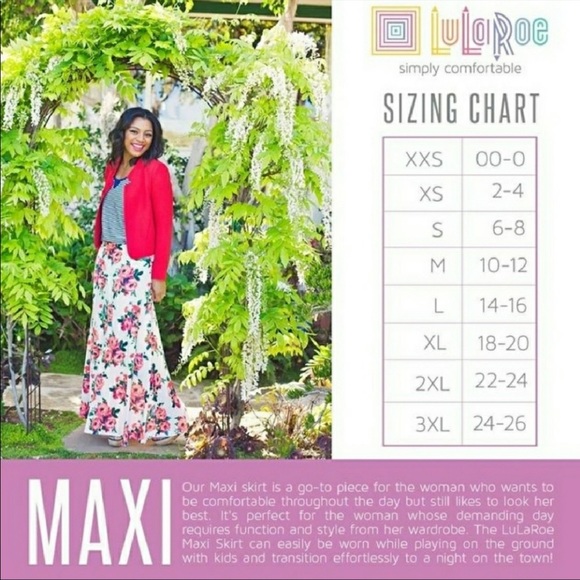 Lularoe solid maxi skirt modal blend - Picture 4 of 4